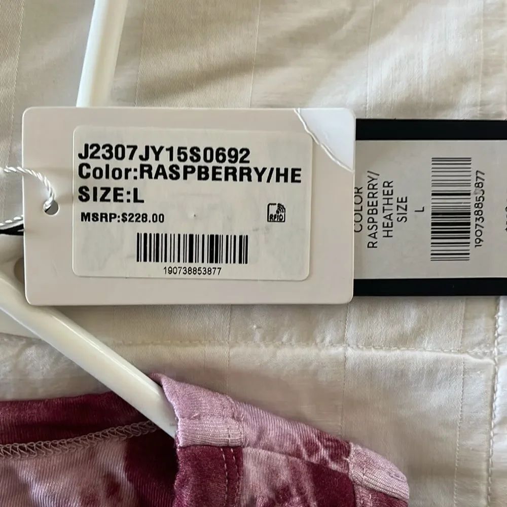 Veronica Beard Rhône Tank NWT Size L Raspberry Heather - Picture 4 of 8